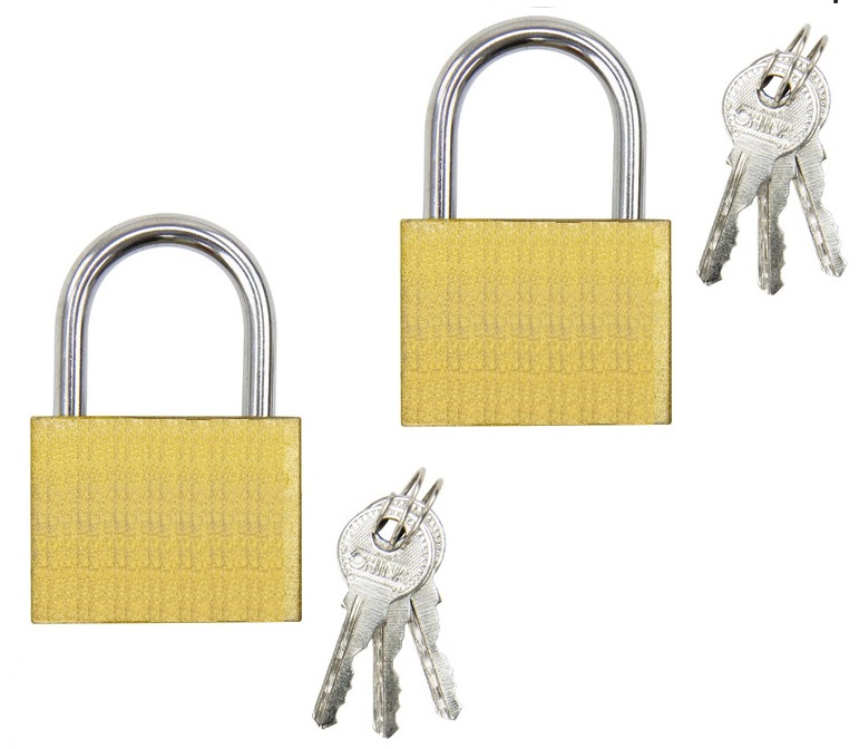 Padlock Set 2pPCS 2x30mm  3x1.5x5cm
